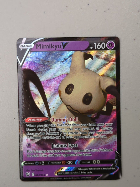 Mimikyu V - 062/163 - Ultra Rare Battle Styles - Pokemon Card - NM