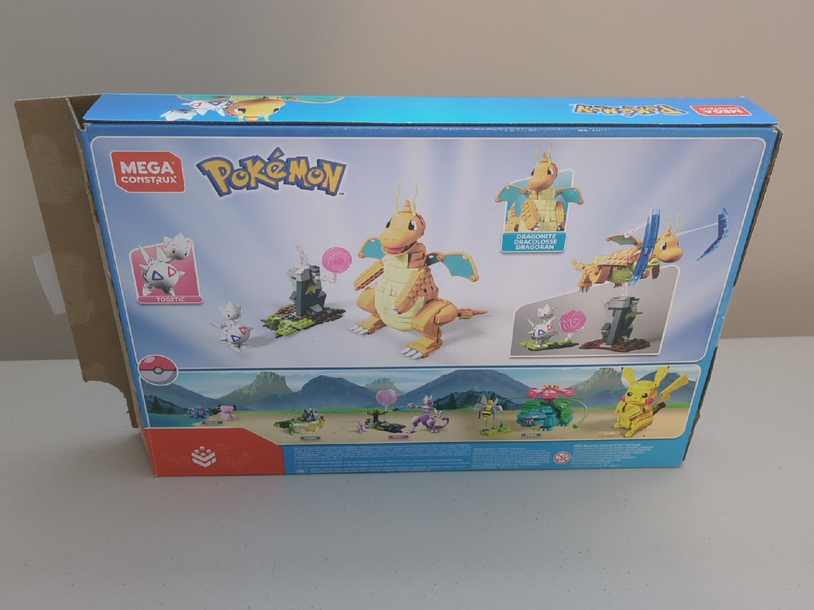 Mega Construx Pokemon Dragonite vs Togetic Challenge Set FVK75 Complete