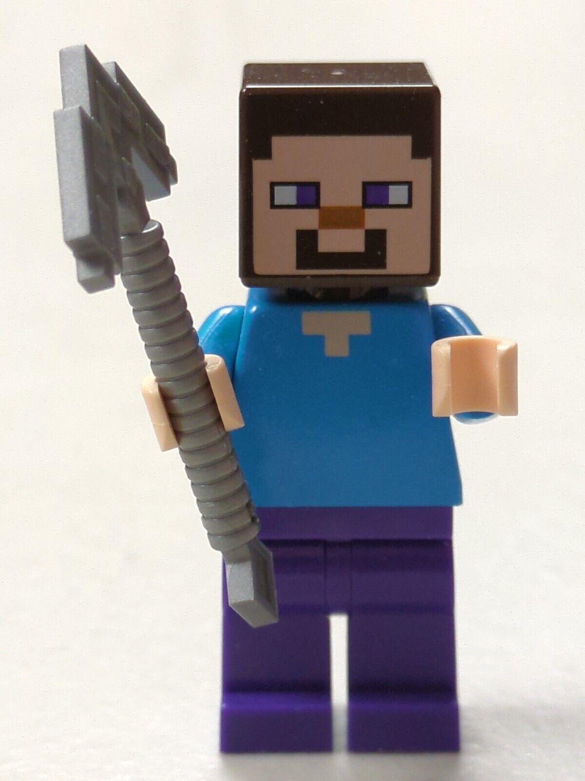 Lego Minecraft: Steve - Dark Purple Legs min009 Sets 21116, 21119, 30331, 30672