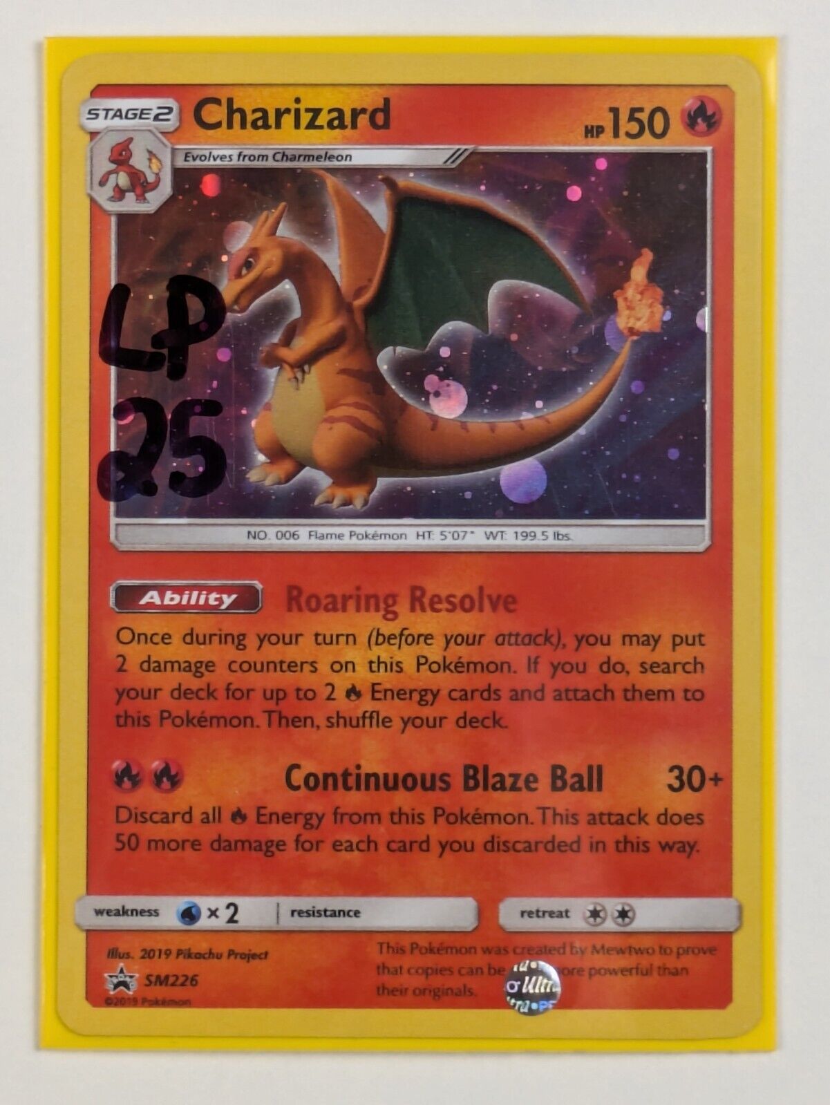 Charizard - SM226 - Promo Sun & Moon Promos - Pokemon Card - LP