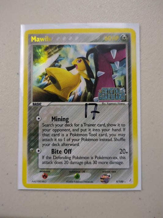 Mawhile - 9/100 - Ultra Rare Crystal Guardians Set - Pokemon Card - NM