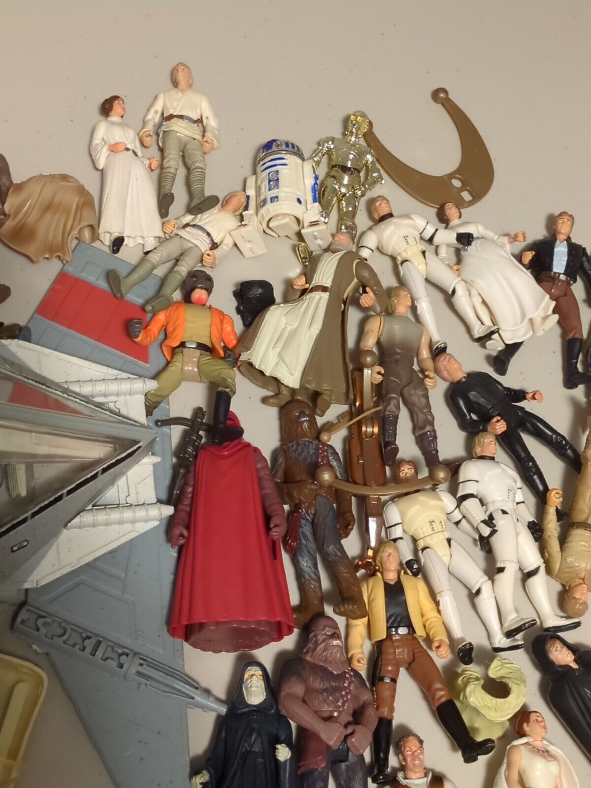 Star Wars Power of the Force Bundle Kenner Throne Room, T-16 Sky Hopper & More!