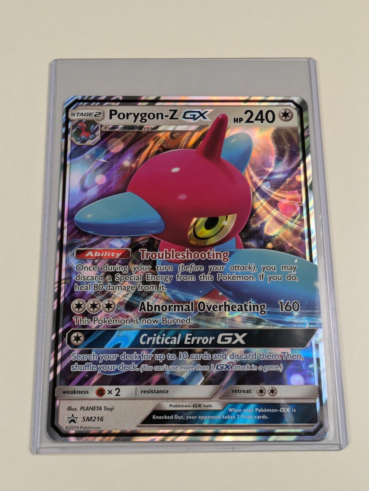 Porygon-Z GX - SM216 - Oversized Promo Sun & Moon Promos - Jumbo Pokemon - NM