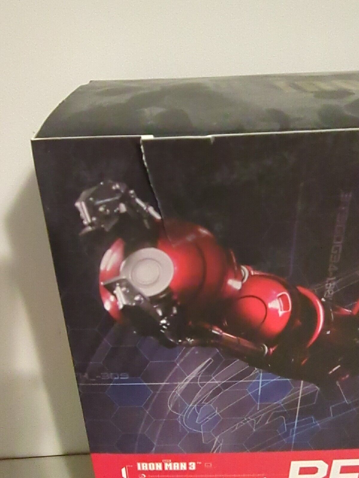 Hot Toys Iron Man 3 MARK XXXV (35) RED SNAPPER 12" Figure 1/6 Scale PPS002