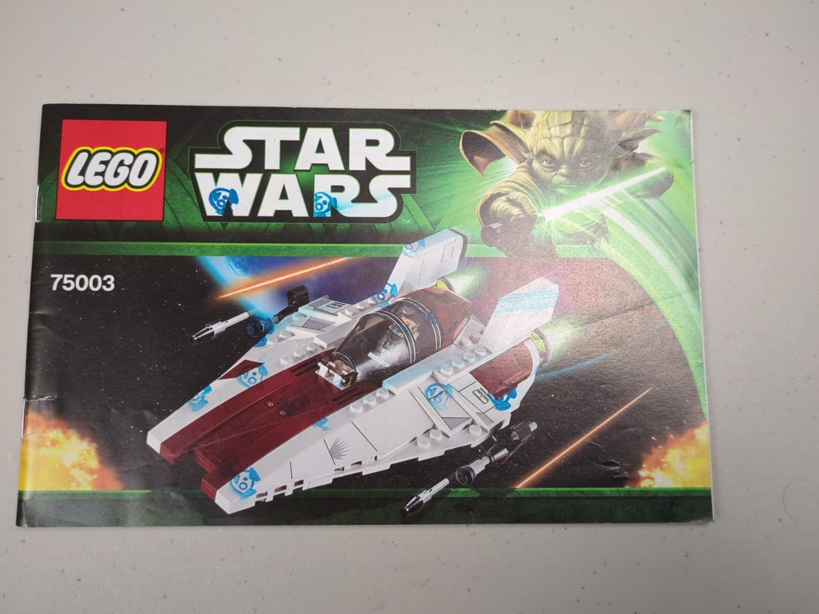 Lego Star Wars A-wing Starfighter 75003 w/ Instructions