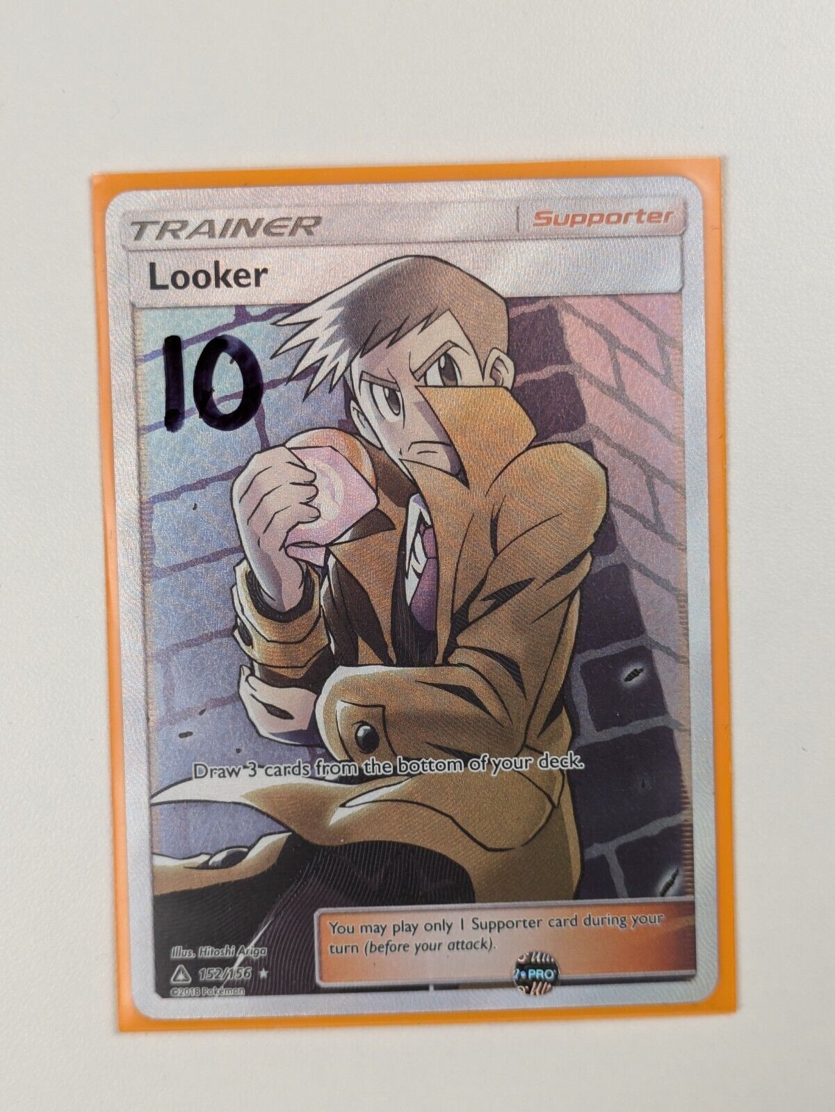 Looker - 152/156 - Full Art Ultra Rare Ultra Prism - Pokemon Card - NM