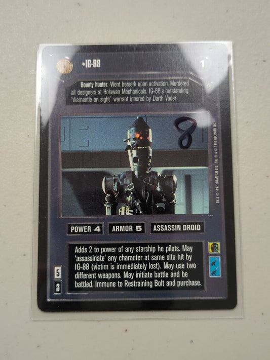 Star Wars Customizable Card Game: Dagobah IG-88 - Decipher