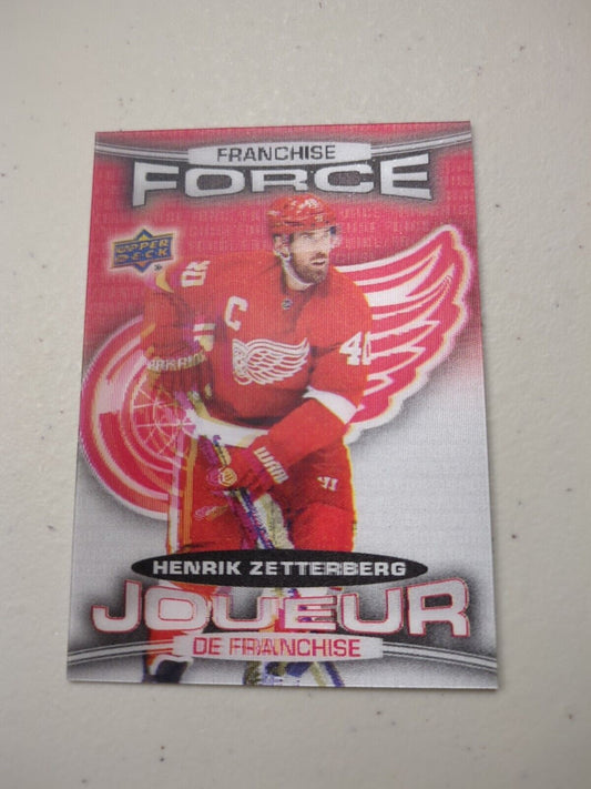 2016-17 Upper Deck Tim Hortons Henrik Zetterberg Detroit Red Wings NO #FF-3