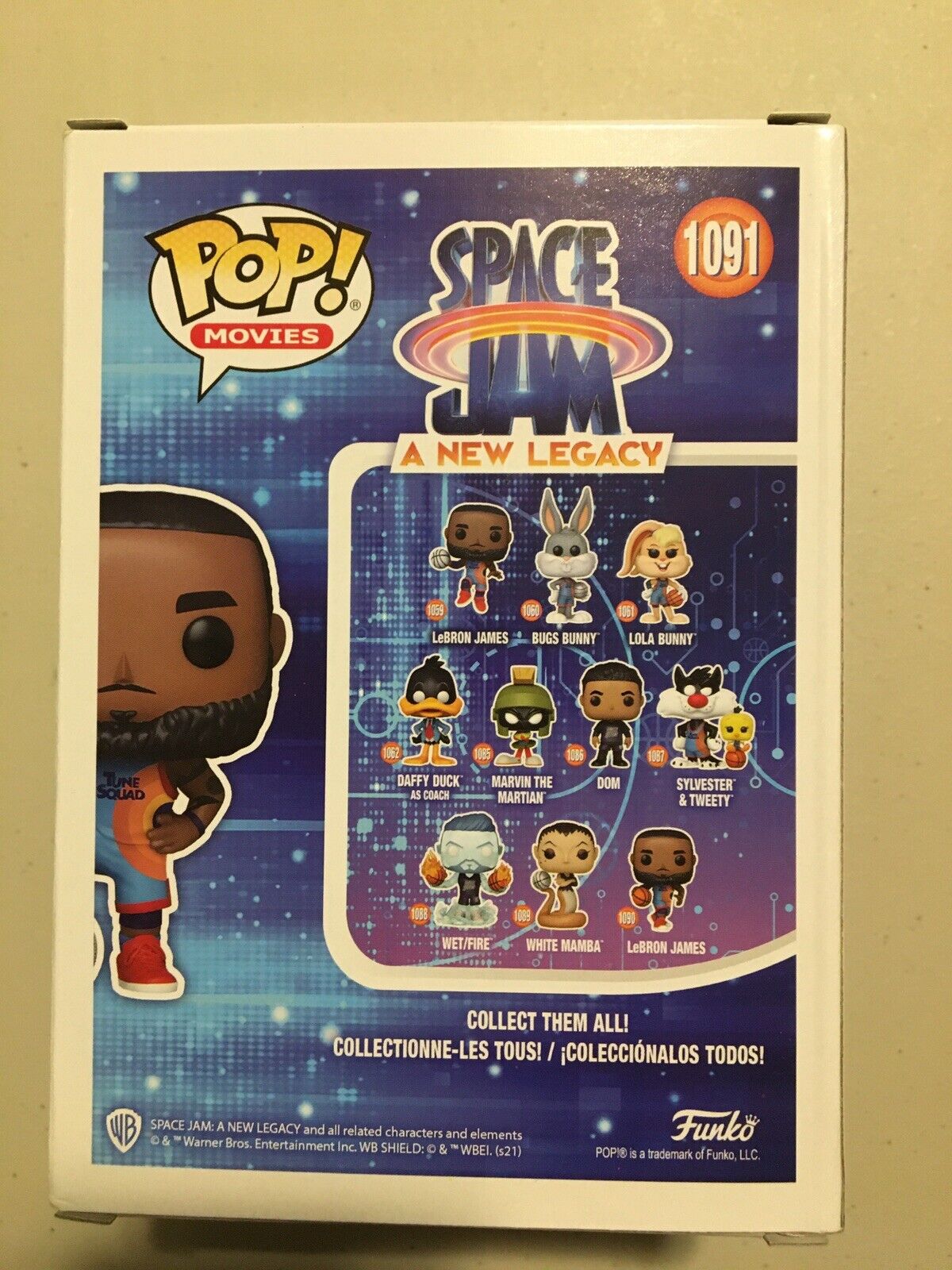 LeBron James  #1091 - Funko Pops - Amazon Exclusive NEW!