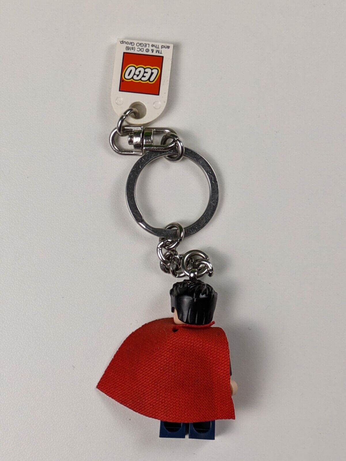 Lego Key Chain: Super Heroes: Superman Dark Blue Suit Key Chain 853590