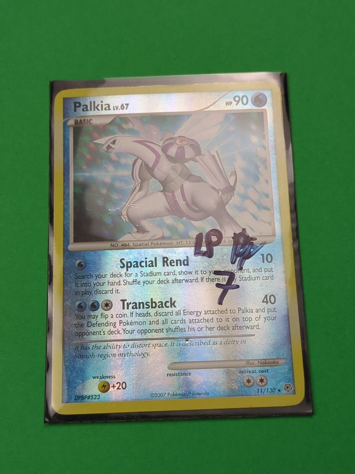 Palkia - 11/130 - Holo Rare Reverse Holo Diamond & Pearl - Pokemon Card - LP