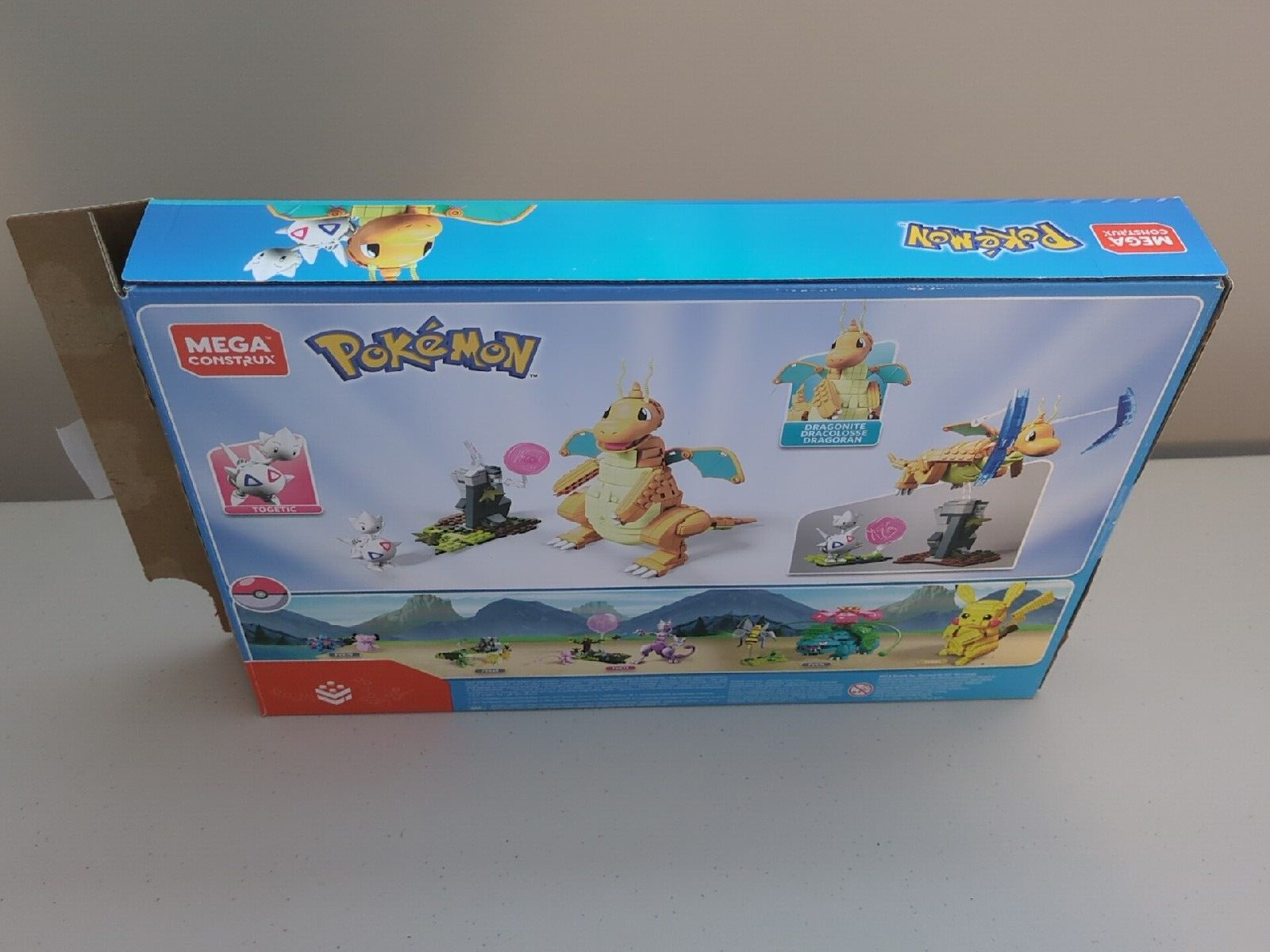 Mega Construx Pokemon Dragonite vs Togetic Challenge Set FVK75 Complete