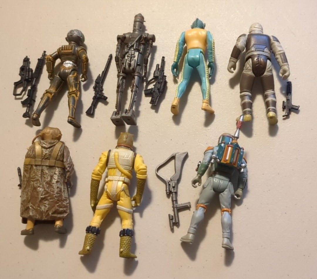 Star Wars Bounty Hunters Boba Fett, 4-LOM, IG-88, Bossk, More Power of the Force