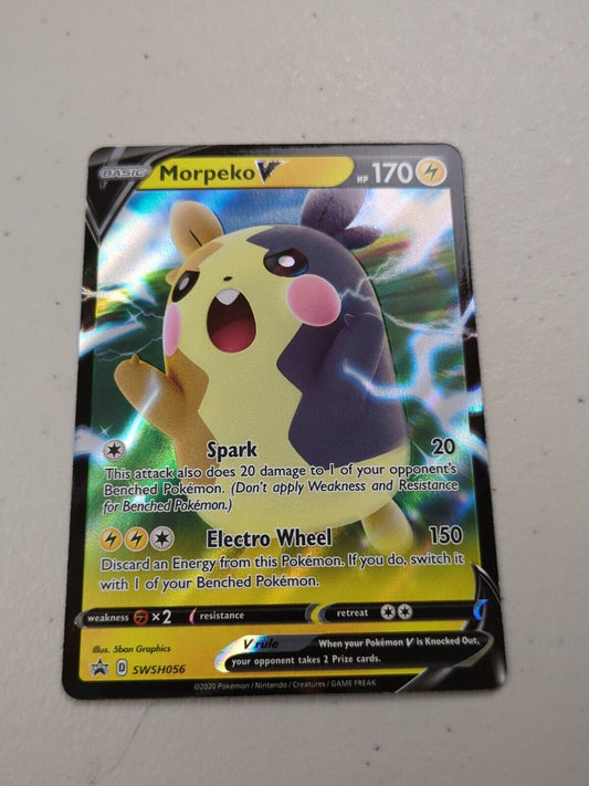 Morpeko V - SWSH56 - Promo SWSH Black Star Promos Set - Pokemon Card - NM