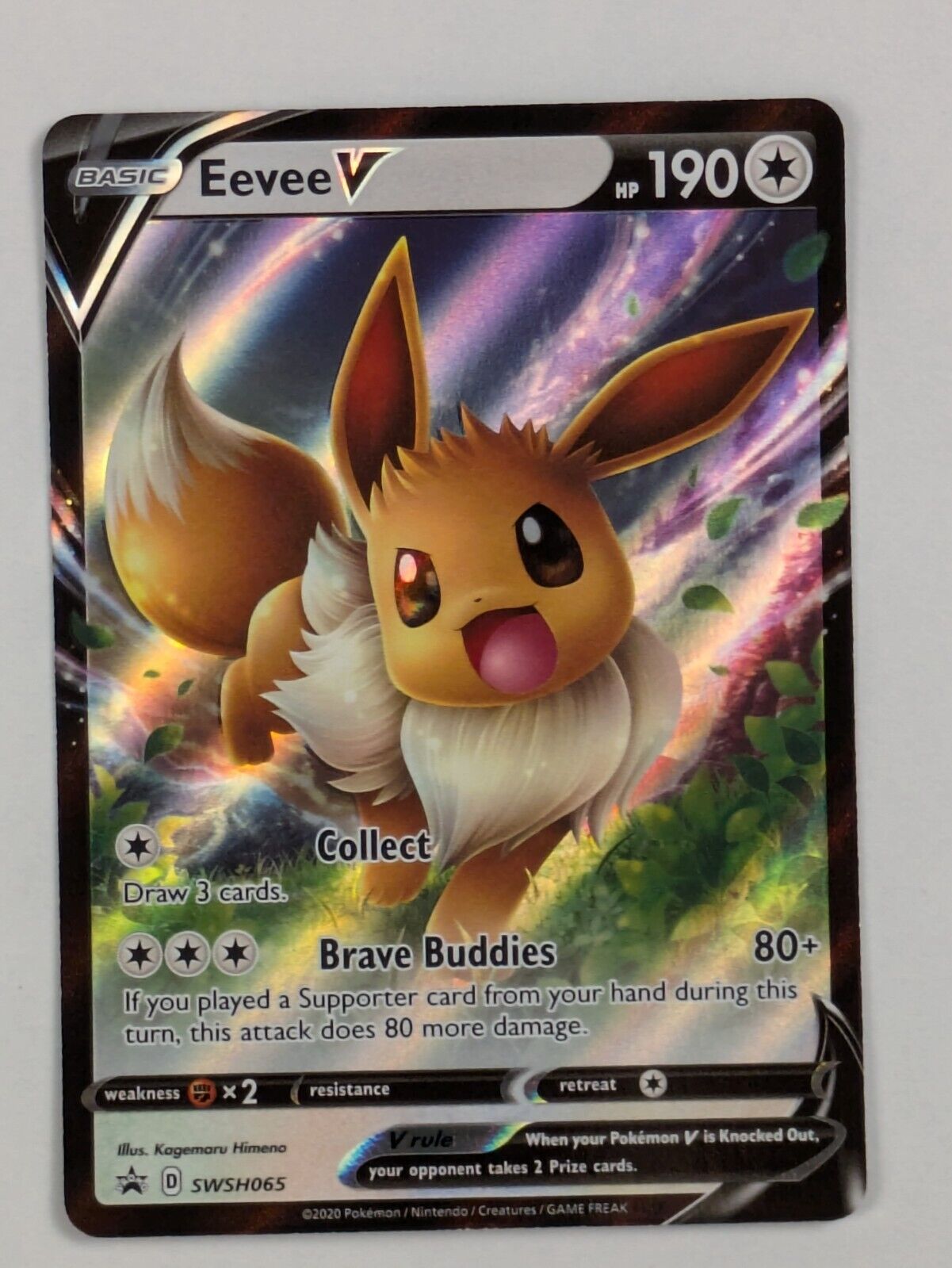 Eevee V - SWSH065 - Promo Sword & Shield Promos - Pokemon Card - NM