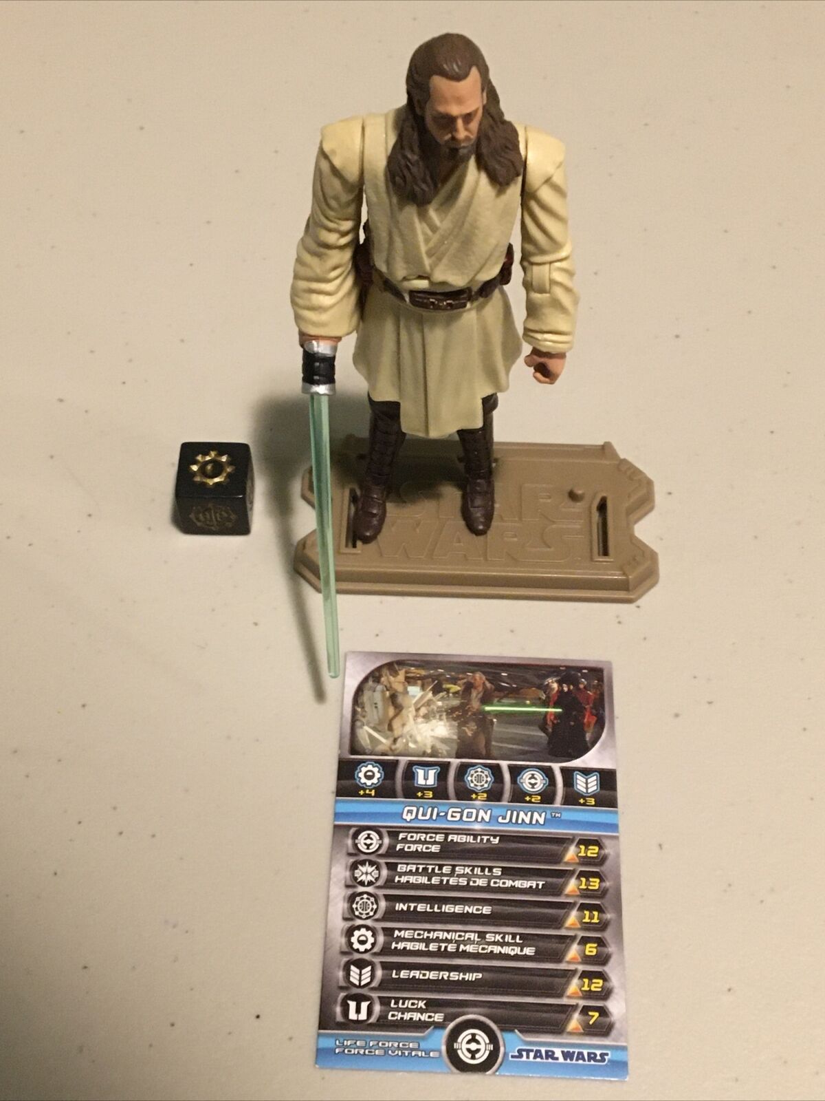 Star Wars Movie Heroes MH 10 (2012) QUI-GON Jinn Figure - 100% COMPLETE!