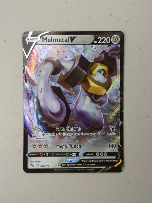 Melmetal V - 047/078 - Ultra Rare Pokemon GO - Pokemon Card - NM