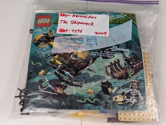 Lego Aquazone: Aquaraiders II: The Shipwreck Set 7776 w/ Instructions