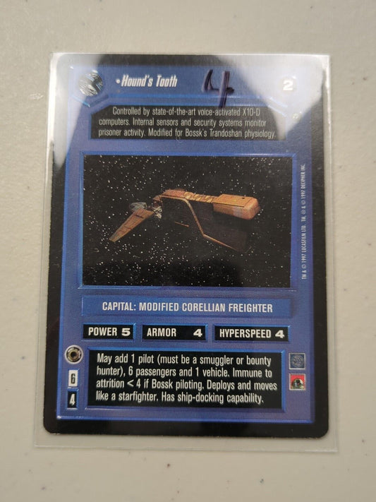 Star Wars Customizable Card Game: Dagobah Hound’s Tooth - Decipher