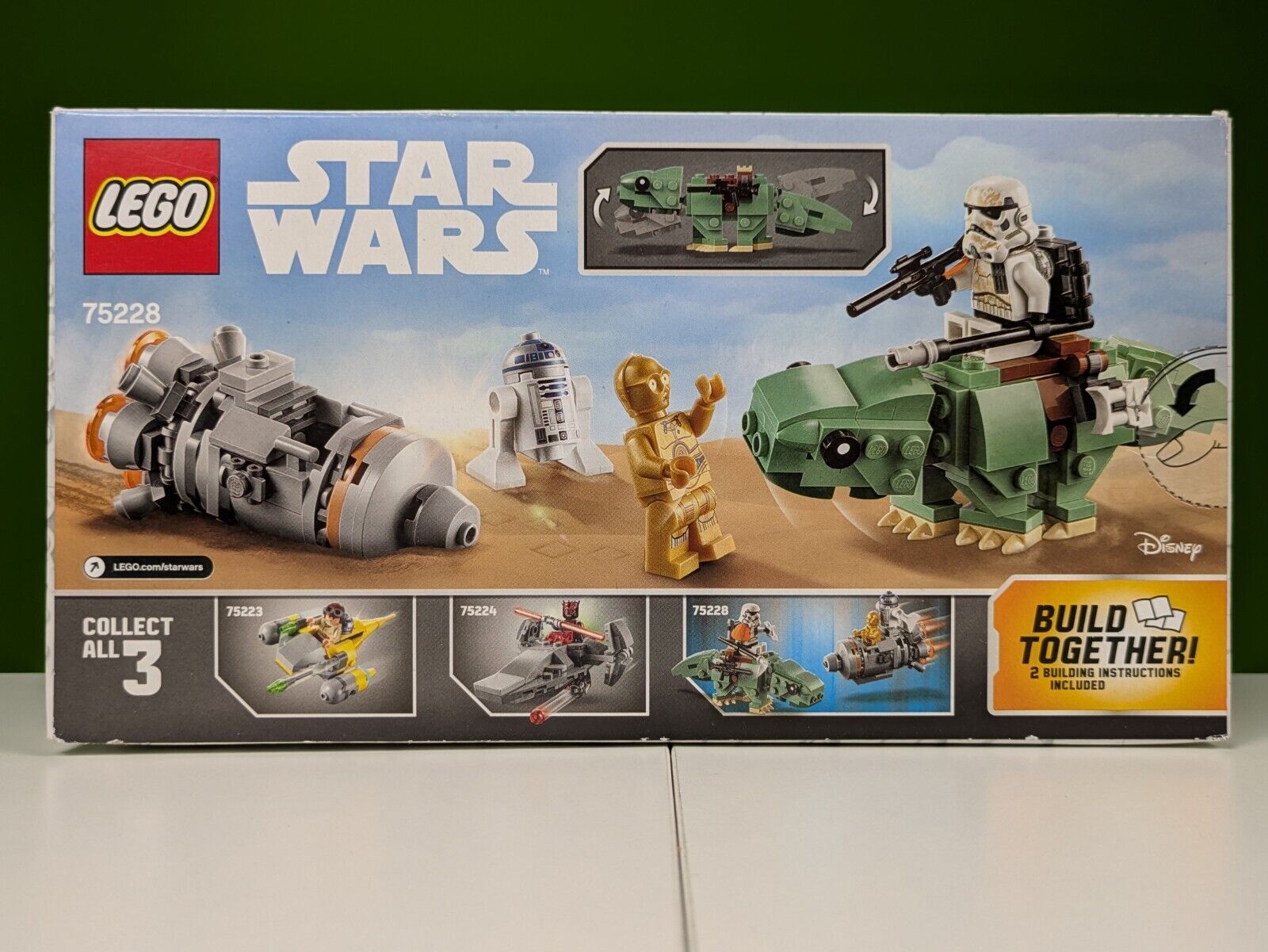 Lego Star Wars: Escape Pod vs. Dewback Microfighters 75228 BRAND NEW!