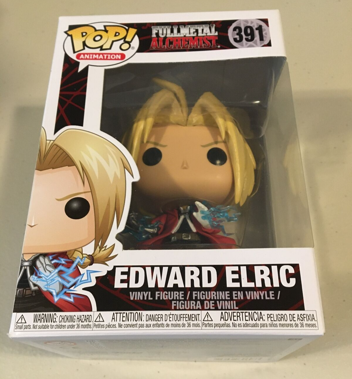 **BRAND NEW** FUNKO POP Fullmetal Alchemist: Edward Elric #391 **FAST SHIPPING**