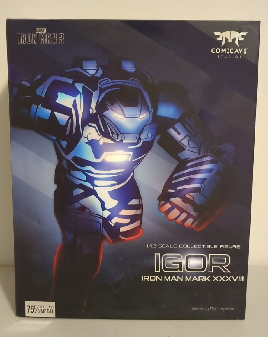 COMICAVE 1/12 SCALE COLLECTIBLE FIGURE IRON MAN MARK XXXVIII (38) IGOR