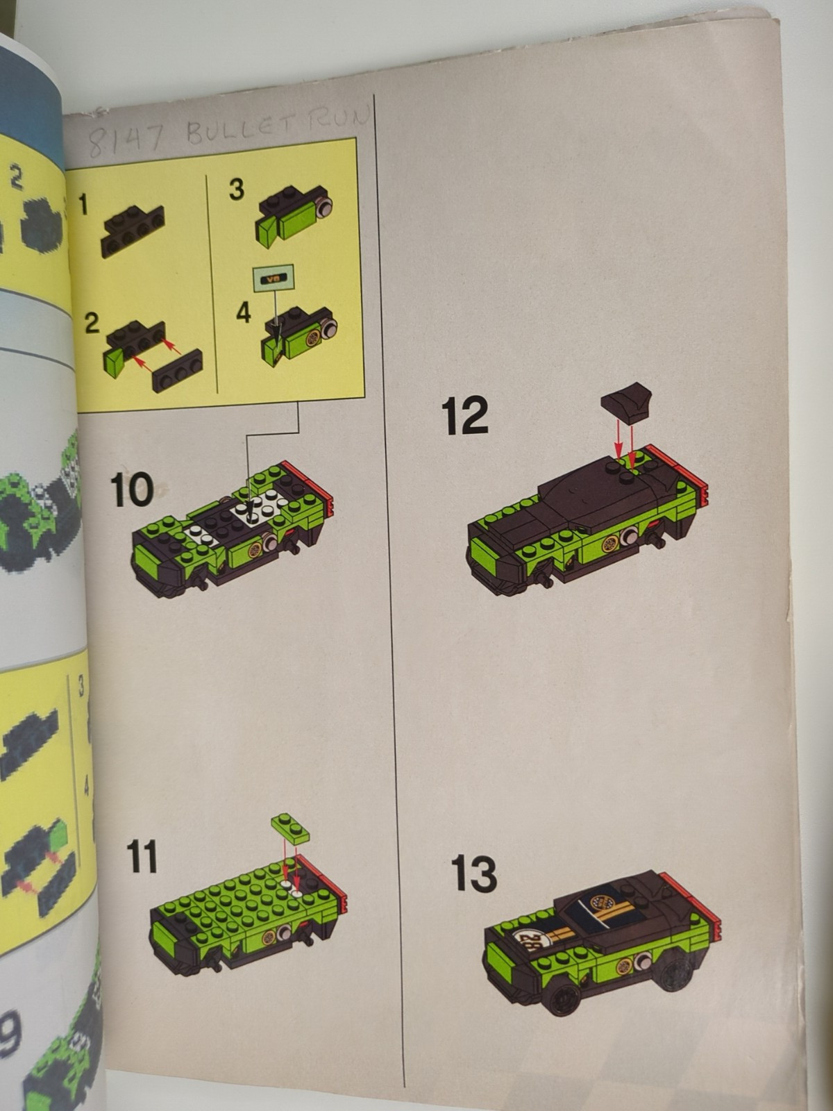 Lego Racers: Tiny Turbos: Bullet Run Set 8147 - w/ Instructions