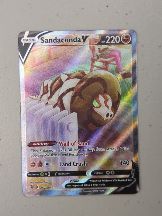 Sandaconda V - 252/264 - Alternate Art Ultra Rare Fusion Strike - Pokemon - NM