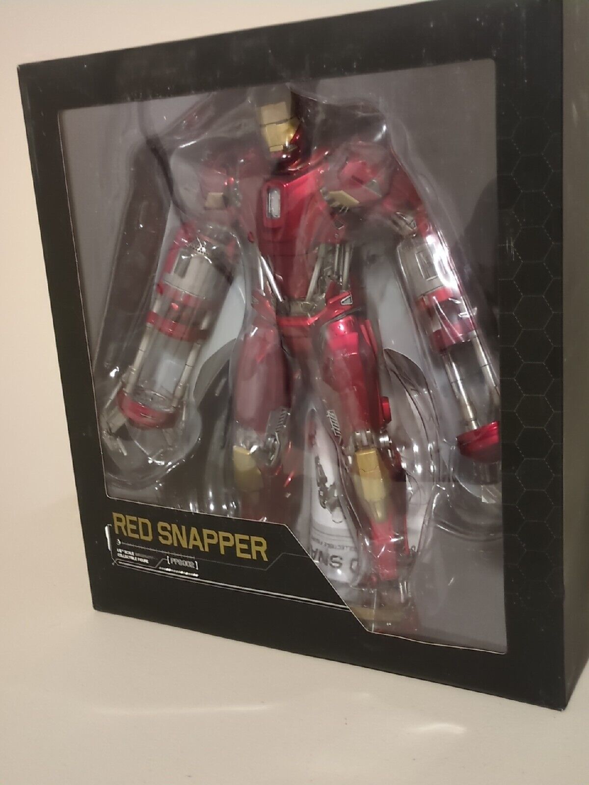 Hot Toys Iron Man 3 MARK XXXV (35) RED SNAPPER 12" Figure 1/6 Scale PPS002