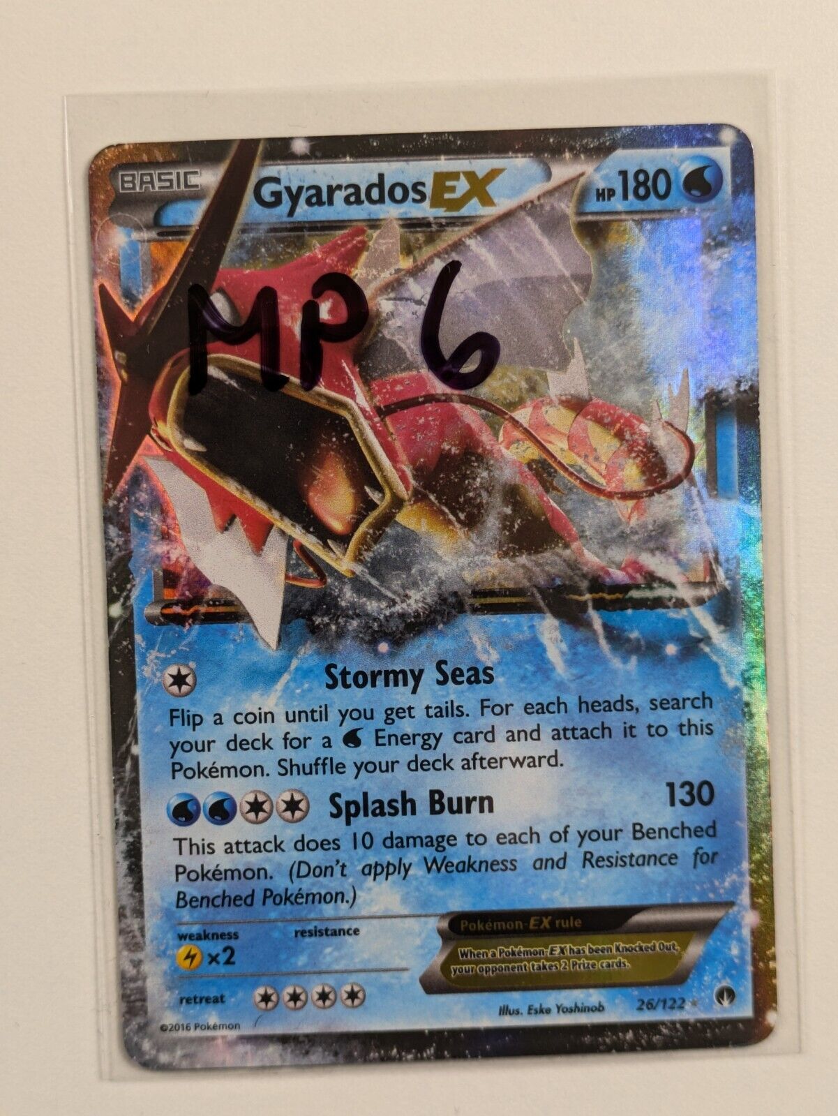 Gyarados EX - 26/122 - Ultra Rare Breakpoint - Pokemon Card - MP