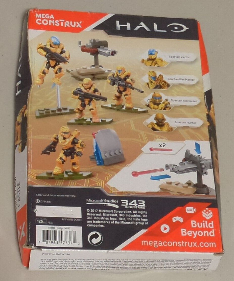 Mega Construx Halo Fireteam Castle Set FMM86 Brand New Sealed In Box!