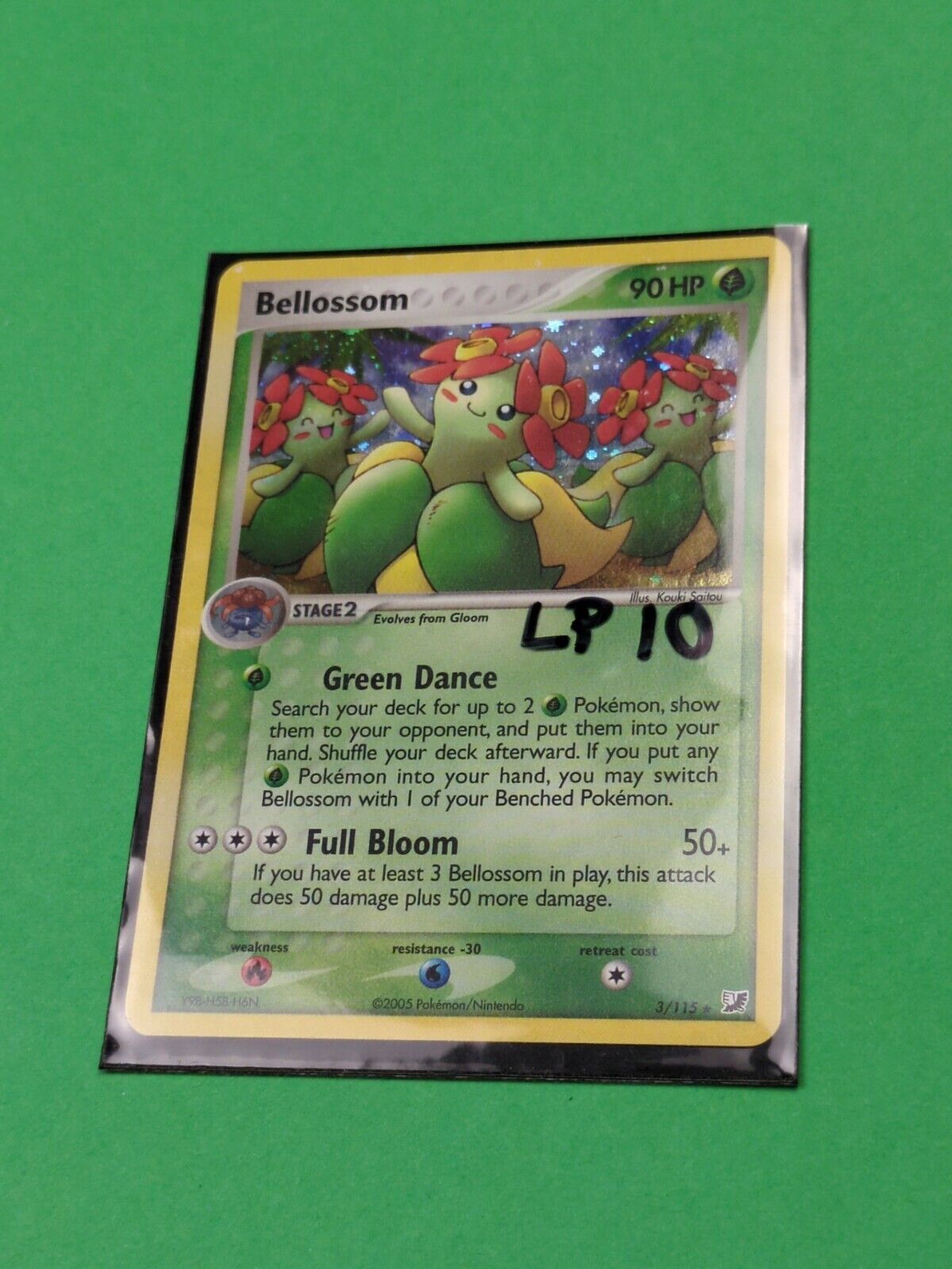 Bellossom - 3/115 - Holo Rare Unseen Forces - Pokemon Card - LP