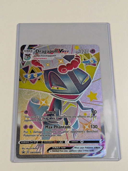 Dragapult VMAX - SWSH097 - Oversized Shiny Sword & Shield - Jumbo Pokemon - NM