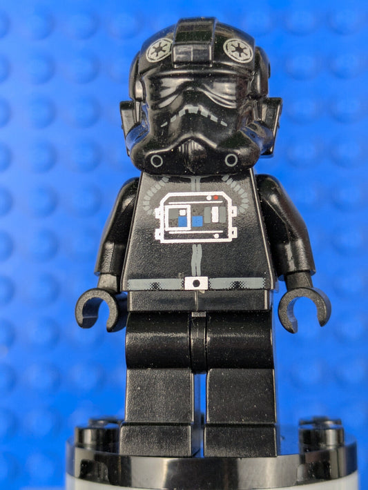 Lego Star Wars: Imperial TIE Fighter Pilot - Black Head sw0268a Sets 9492, 9676