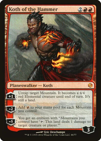 MTG: Duel Decks: Venser Vs. Koth: Koth of the Hammer (Foil) - Near Mint