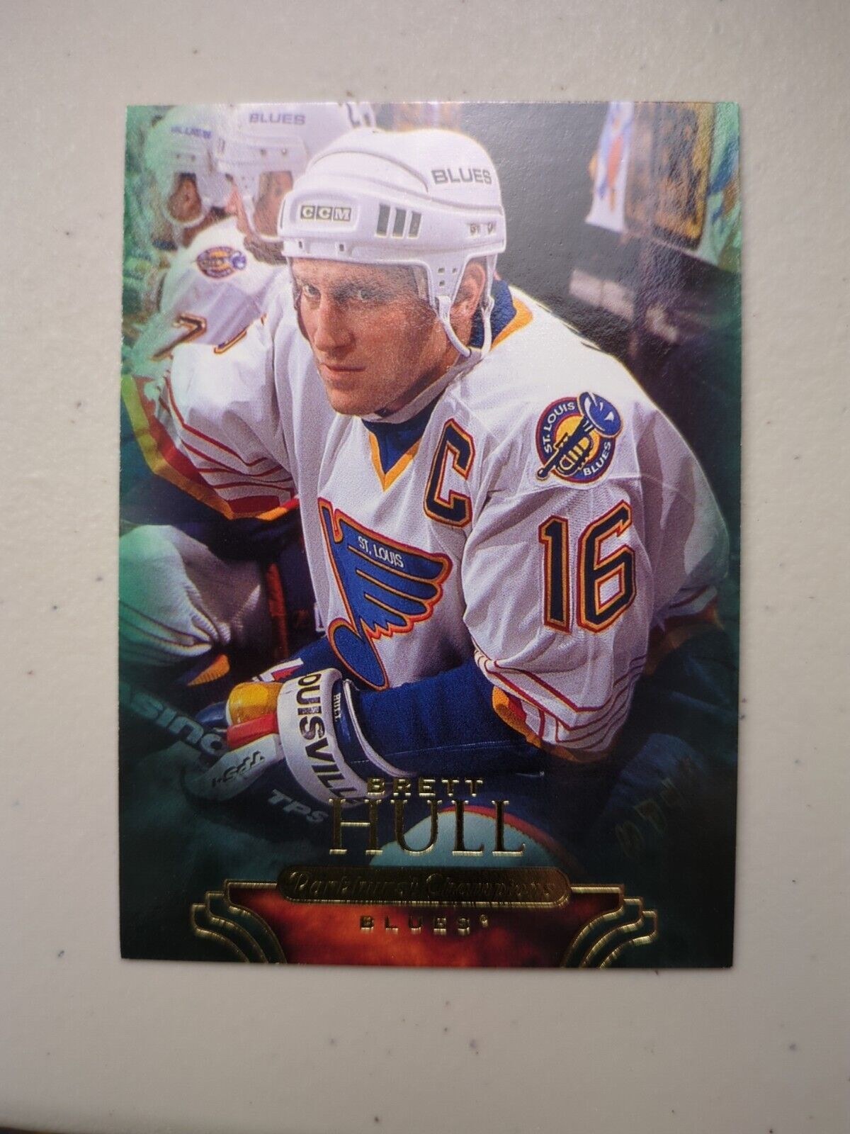 2011-12 Parkhurst Champions Brett Hull Card #17 St. Louis Blues