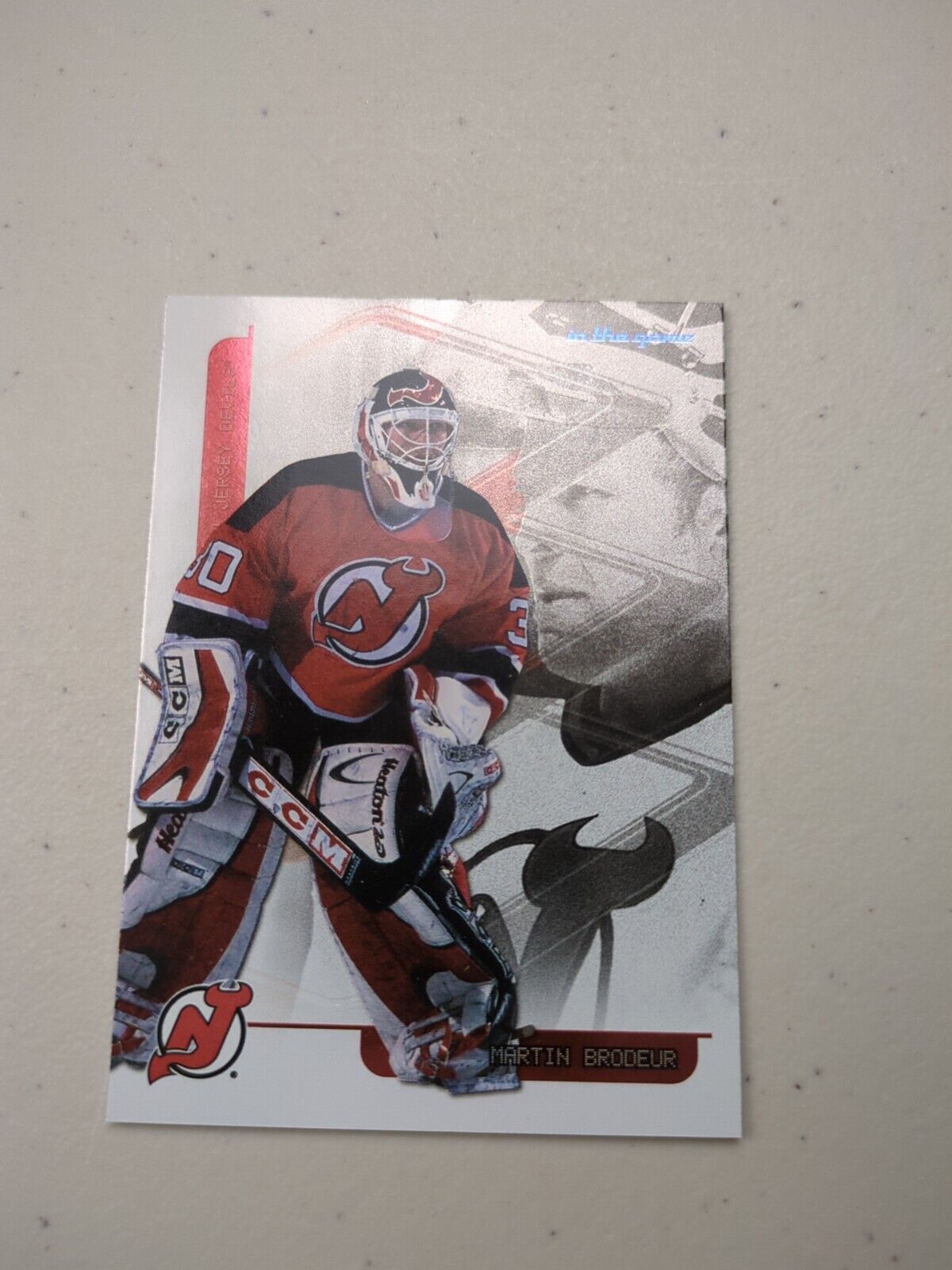 2003-04 In The Game Martin Brodeur New Jersey Devils #F-29