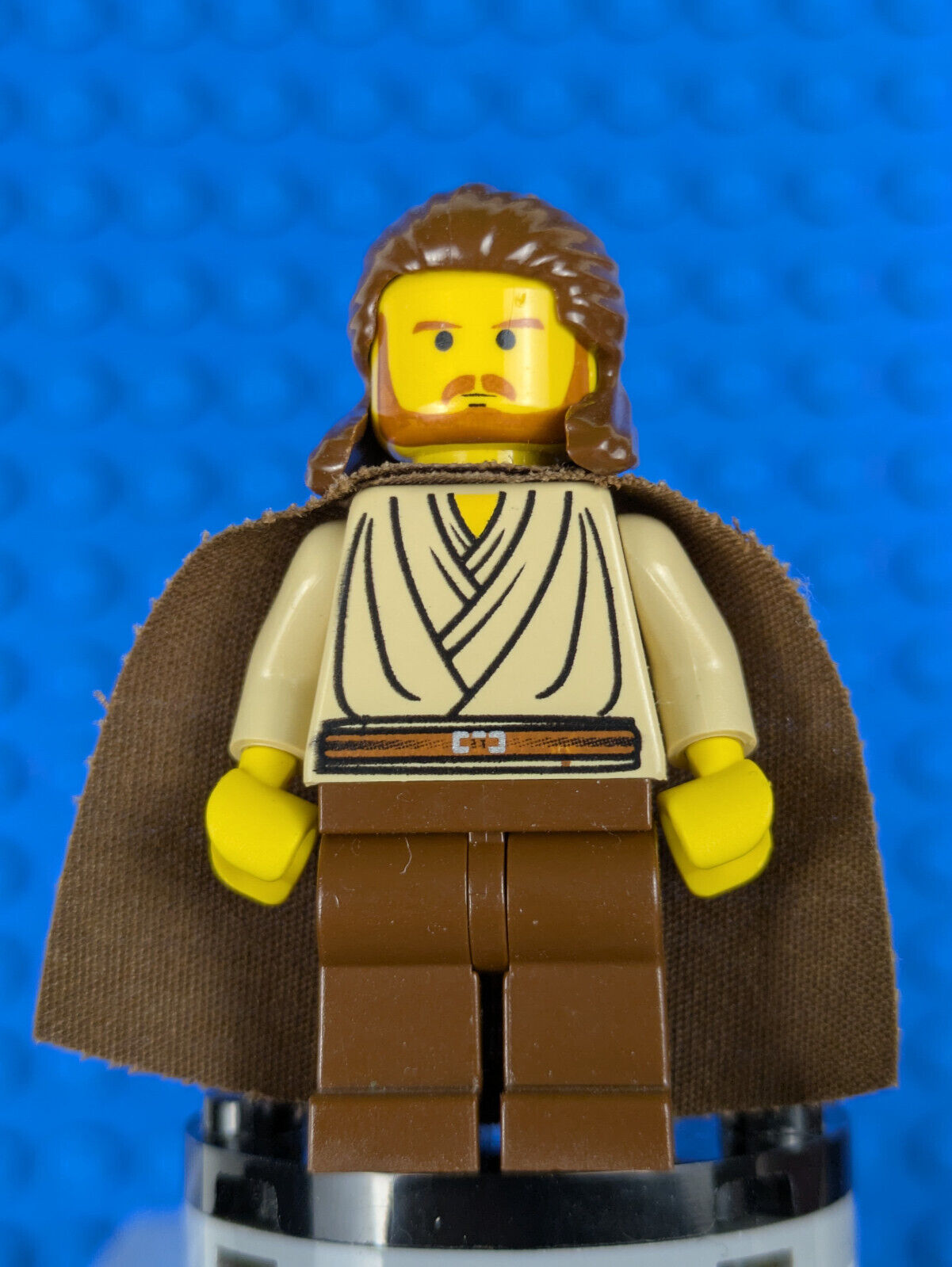 Lego Star Wars: Qui-Gon Jinn (Yellow Head) sw0027 Sets 7171, 7161