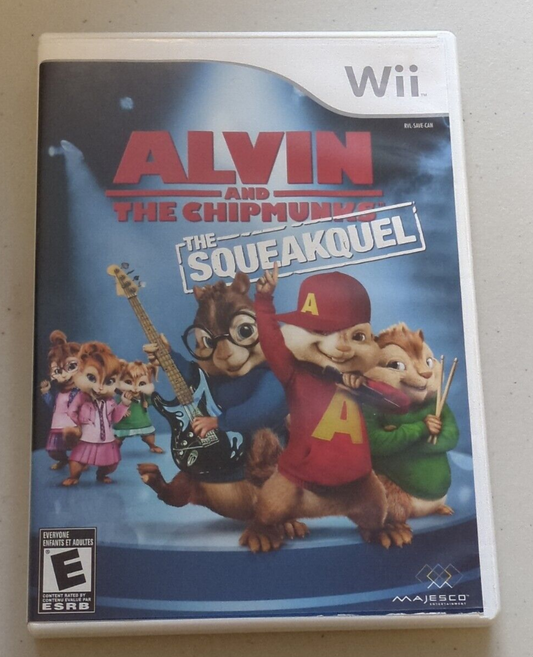 Alvin and the Chipmunks The Squeakquel (Nintendo Wii, 2009) CIB