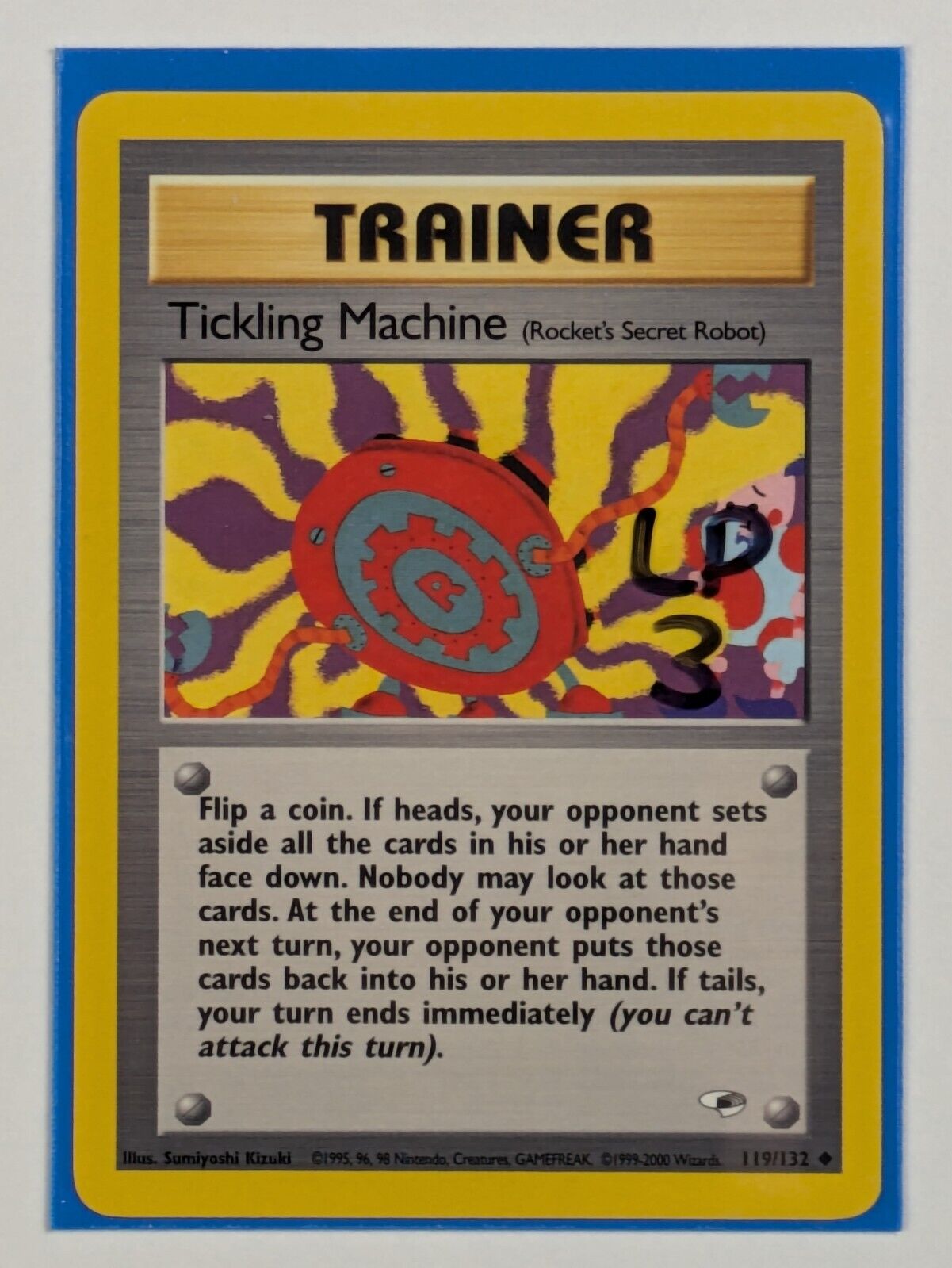 Tickling Machine - 119/132 - Uncommon Unlimited Gym Heroes - Pokemon Card - LP