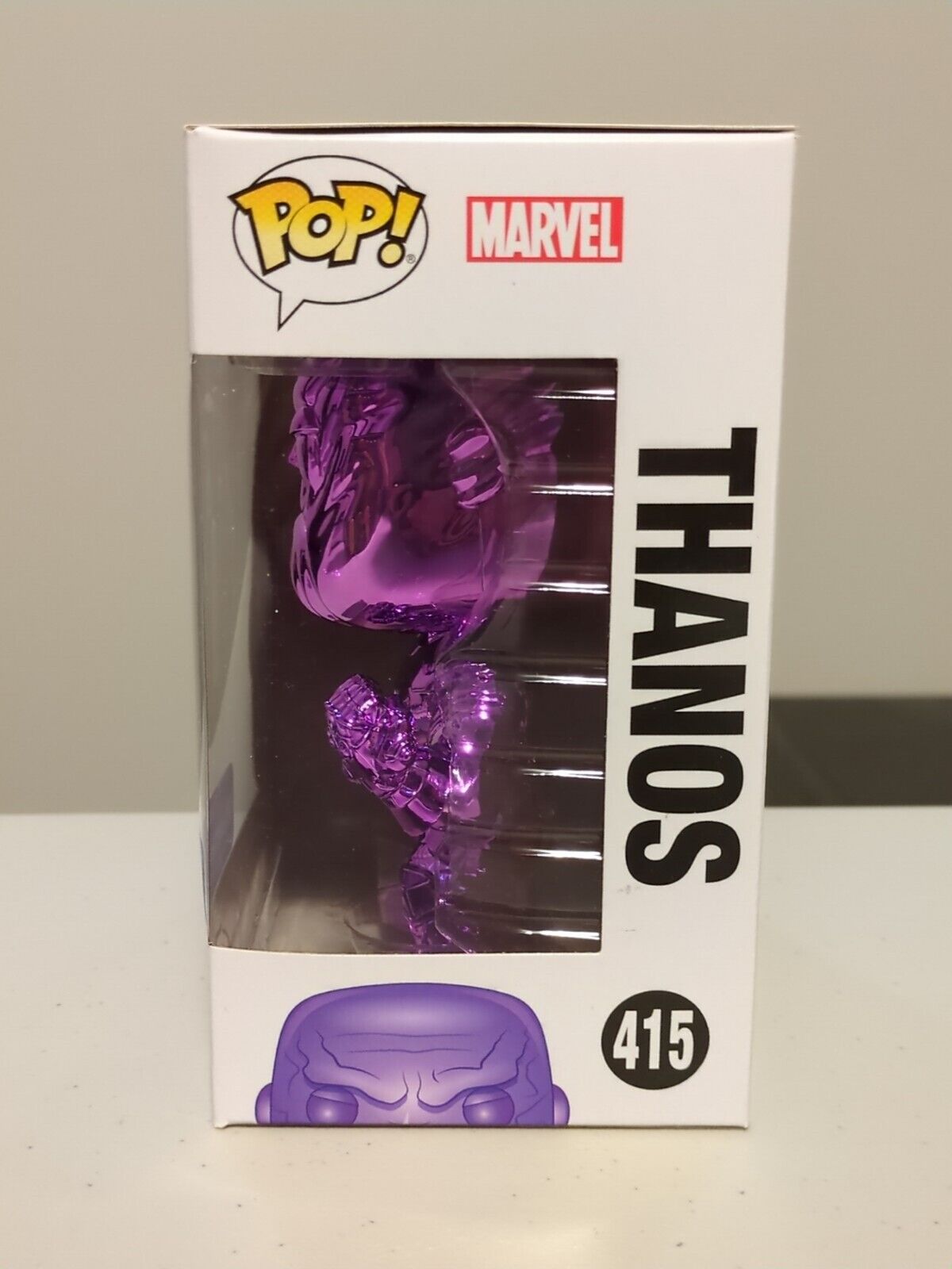 Funko Pop Marvel Avengers Thanos 415 Purple Metallic Walmart Exclusive Figure