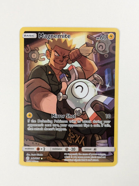 Magnemite - 242/236 - Secret Rare Cosmic Eclipse - Pokemon Card - NM