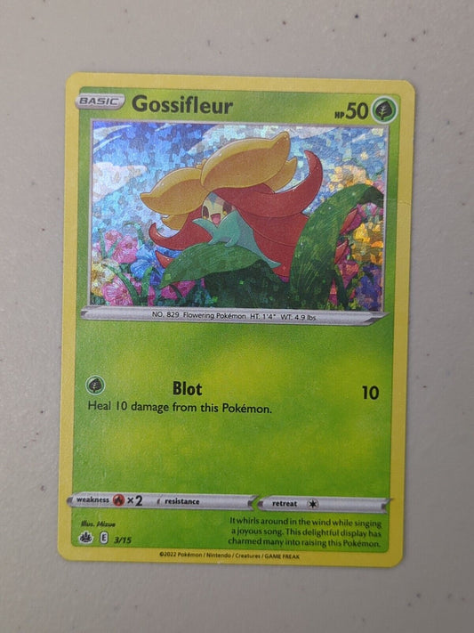 Gossifleur - 3/15 - Promo McDonald's Collection 2022 - Pokemon Card - NM