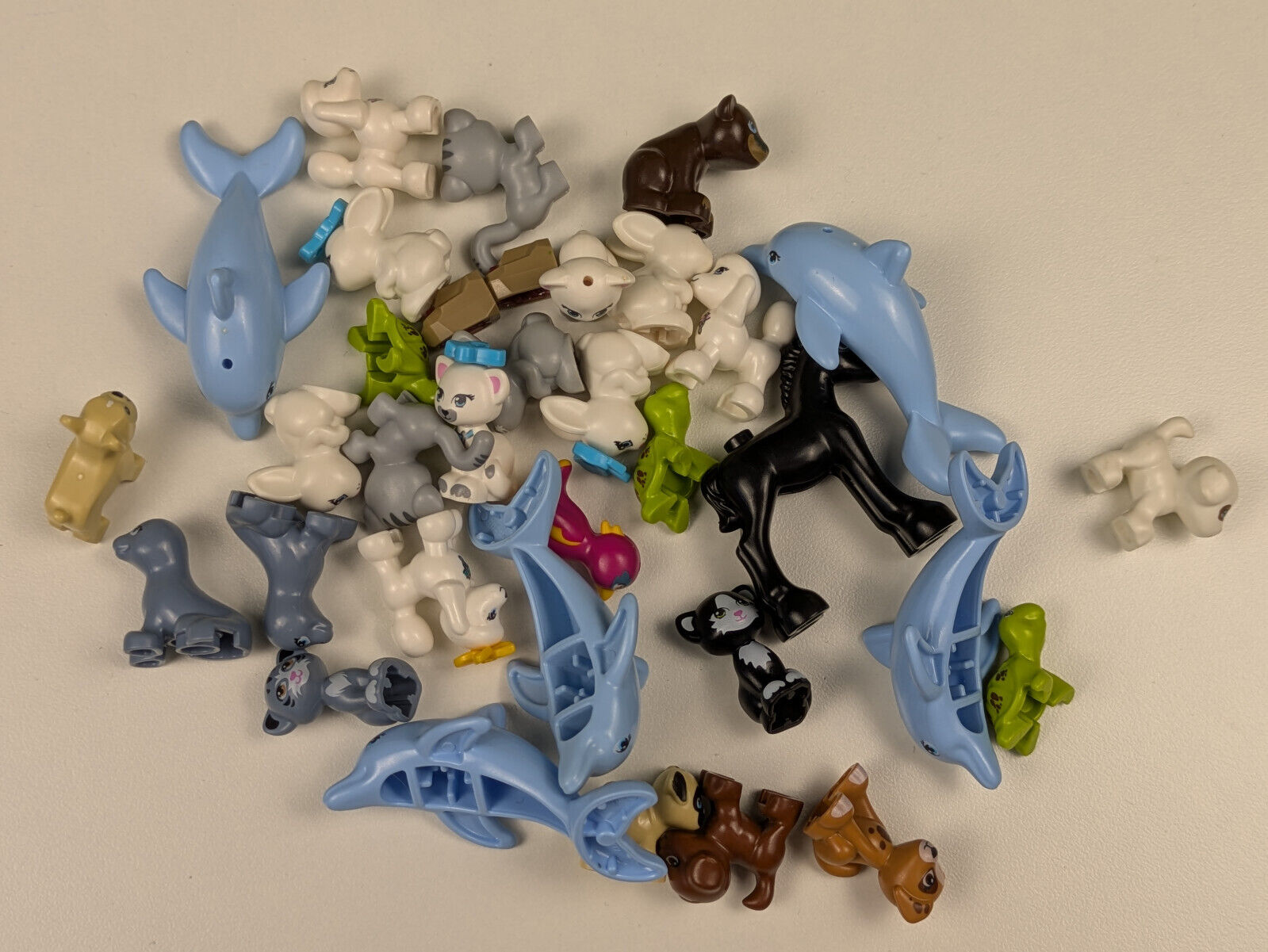 Lego Bundle Set: Dog, Cat, Dolphin, Turtle, Horse, Bear (30+ Great Condition)