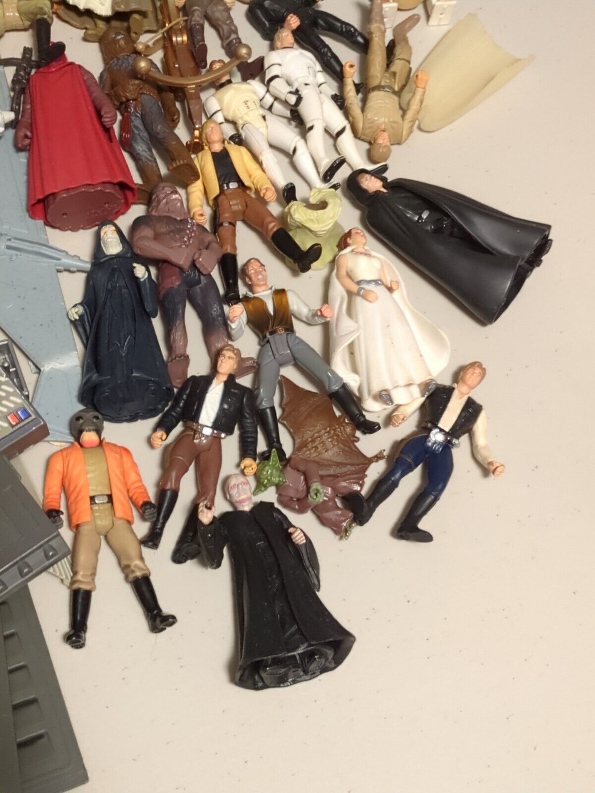 Star Wars Power of the Force Bundle Kenner Throne Room, T-16 Sky Hopper & More!