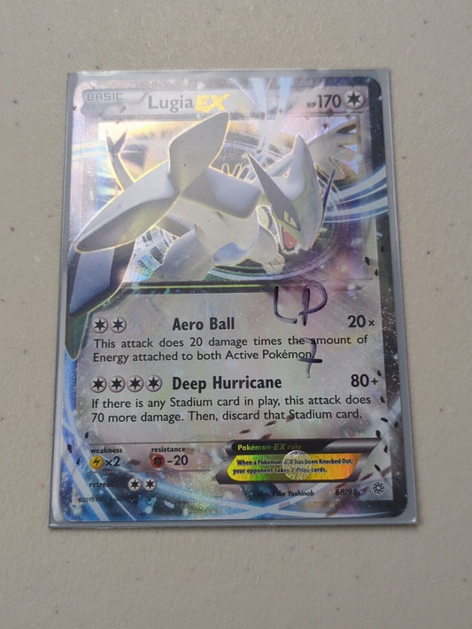 Lugia EX - 68/98 - Ultra Rare Ancient Origins Set - Pokemon Card - LP