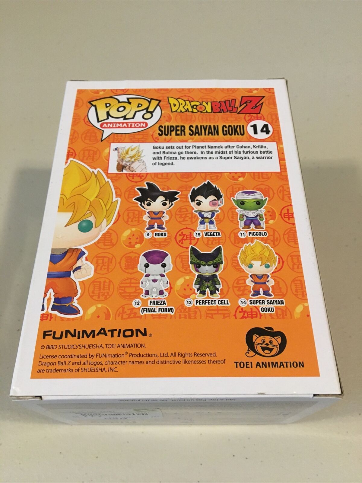 **BRAND NEW** FUNKO POP Dragonball Z: Super Saiyan Goku #14 **FAST SHIPPING!**