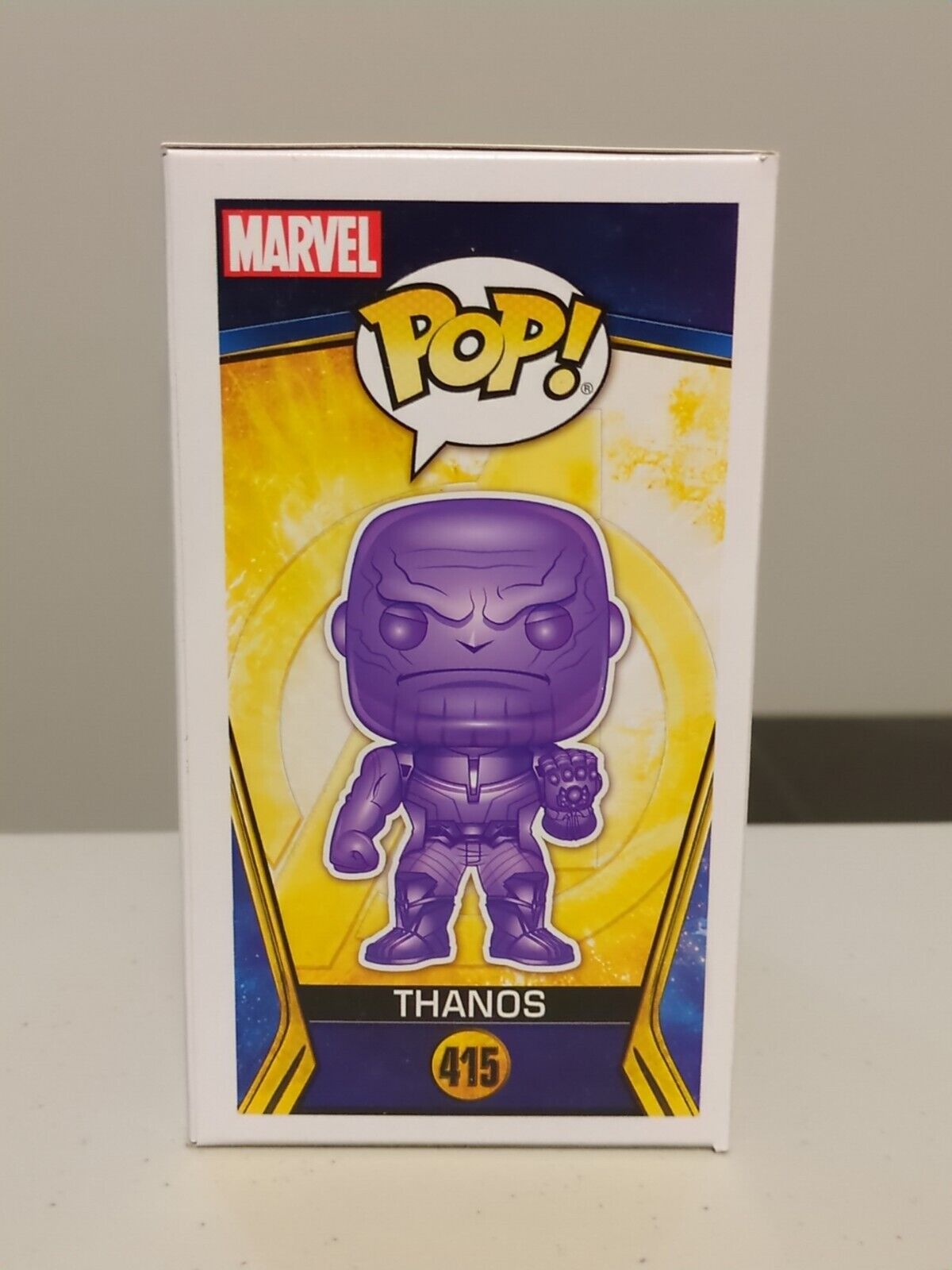 Funko Pop Marvel Avengers Thanos 415 Purple Metallic Walmart Exclusive Figure