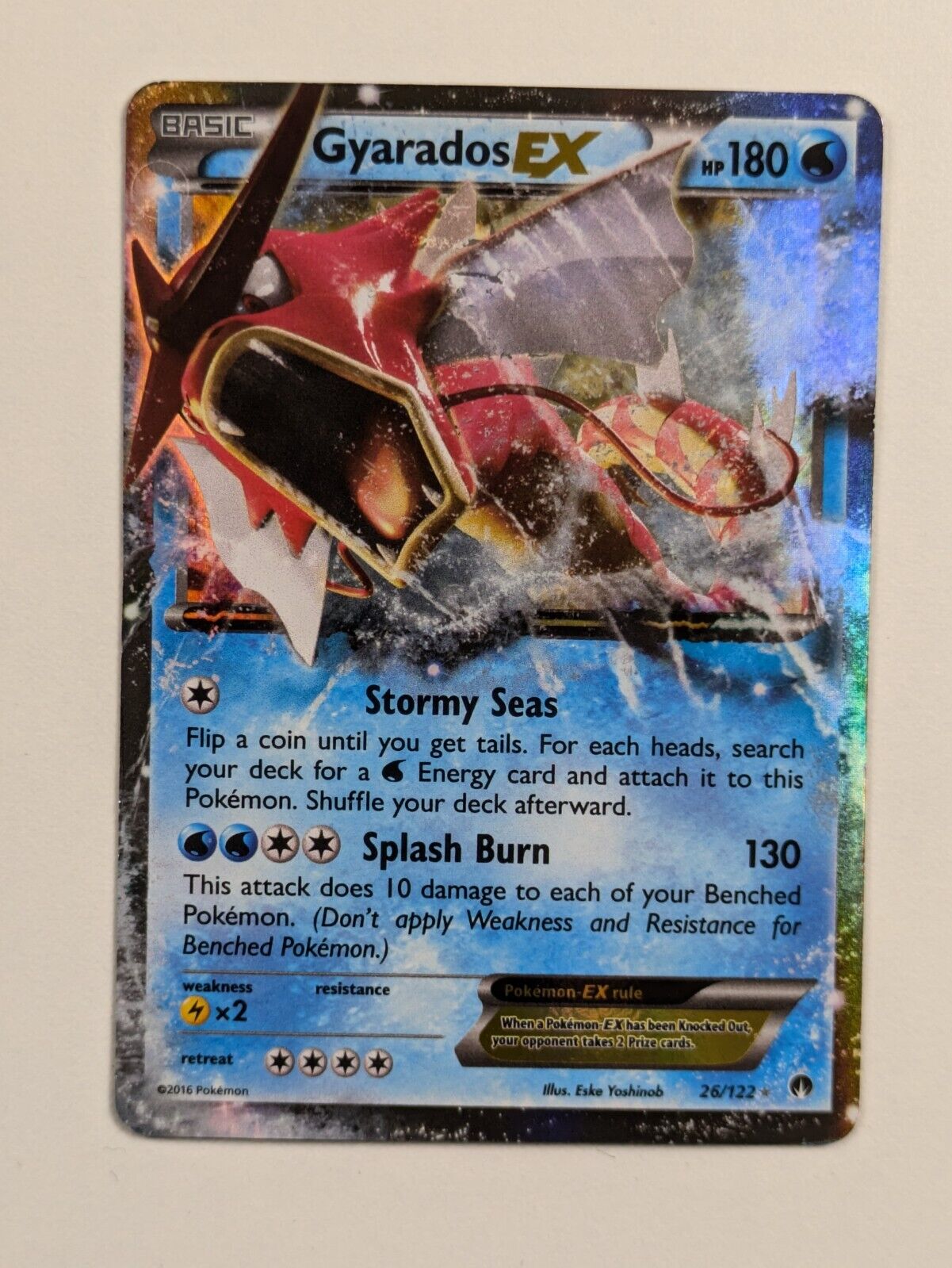 Gyarados EX - 26/122 - Ultra Rare Breakpoint - Pokemon Card - MP