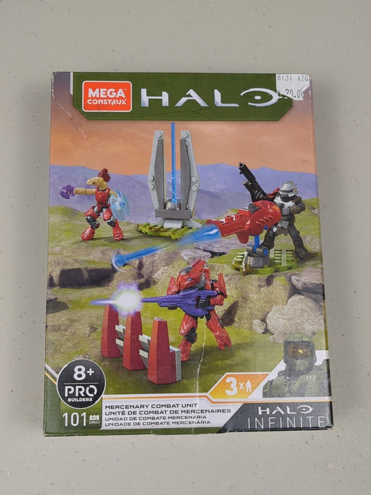 HALO Mega Bloks Construx Infinite Mercenary Combat Unit #GRN03 New Sealed In Box